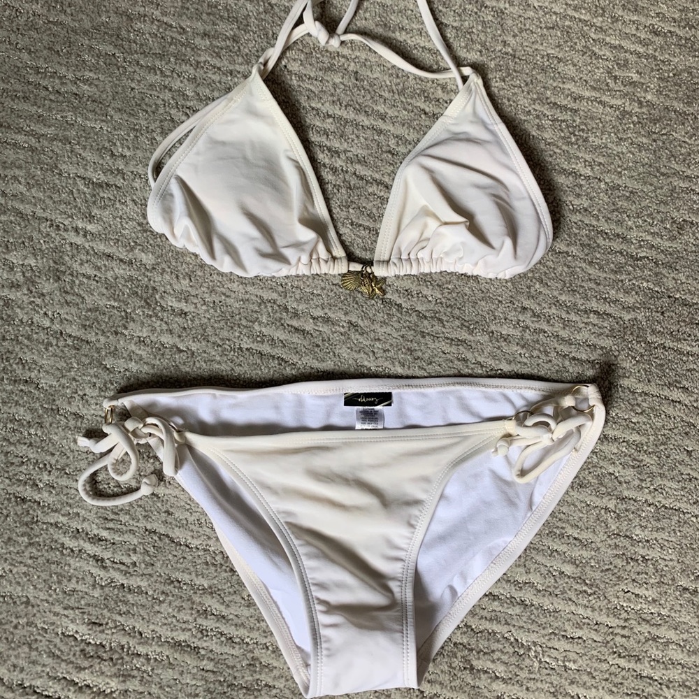 White string bikini